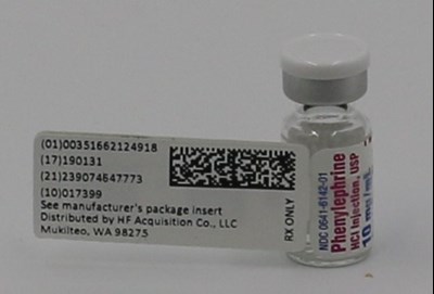 Serialized Label (Serialized 51662 1249 1 Phenylephrine HCl Injection 10)